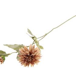 Seiden Dahlia Flora hell orange L65cm