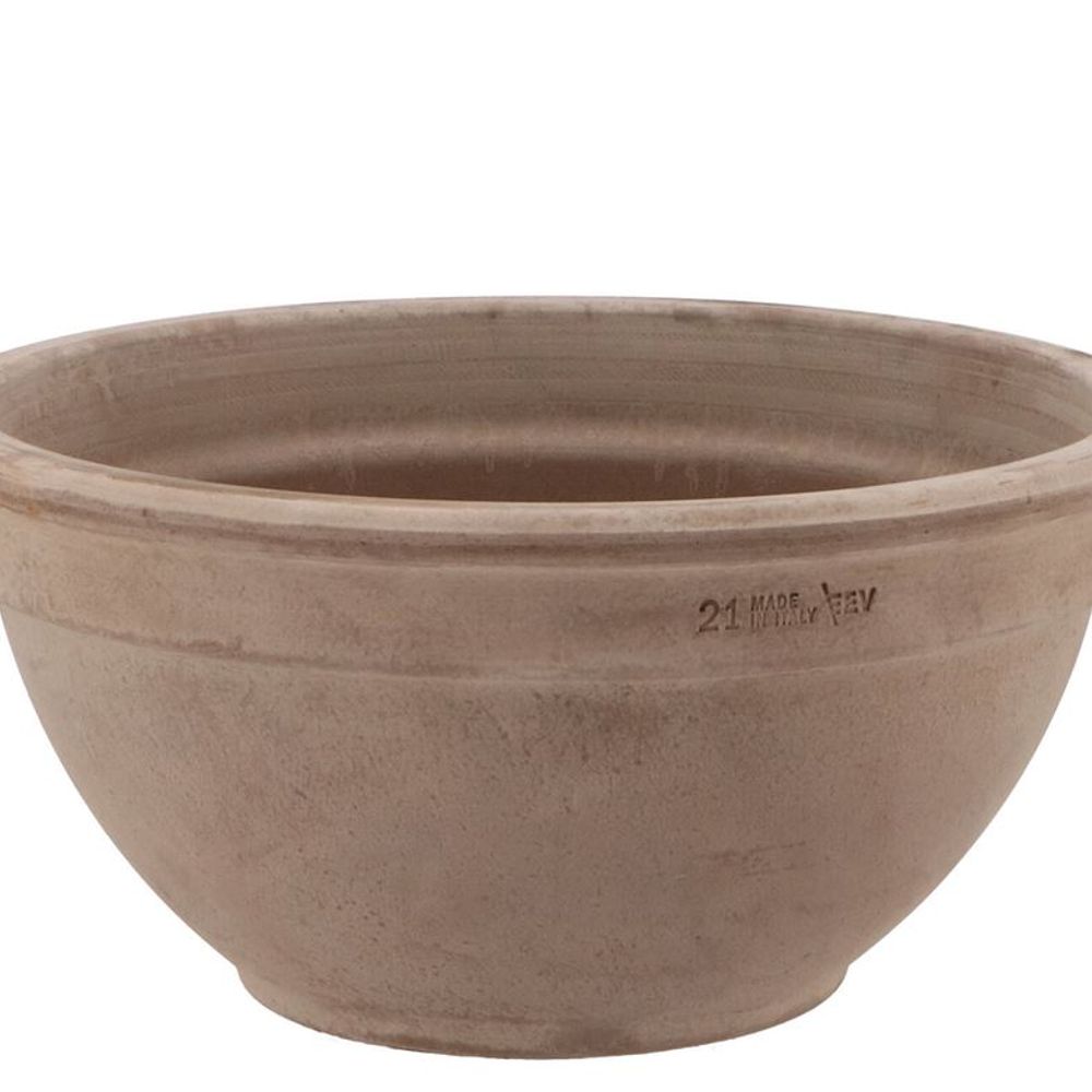 Keramik Schale terra choco D21cm H10cm