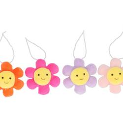 Hänger Smiley/Blume mix  07x36