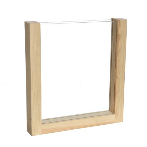 Glas Rahm Trockenblumen 19.5x2.8x21cm