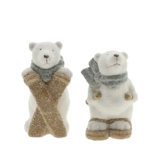 Bär Bruno mix weiss 08x07x13cm