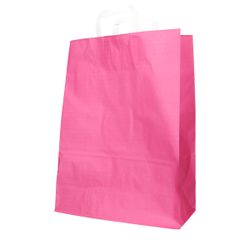 Tasche Papier rosa 32/15x43cm