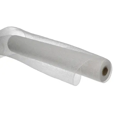 Dekostoff Rolle 55cm Zephir weiss 10m
