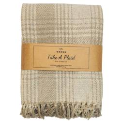 Picknickdecke hell braun 160x160cm