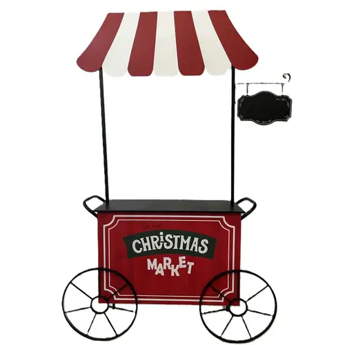 Marktstand Christmas rot 149x39x213cm