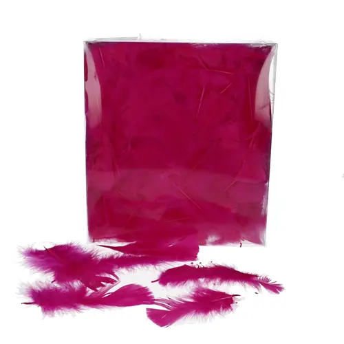 Truthahnfedern fuchsia 45gr