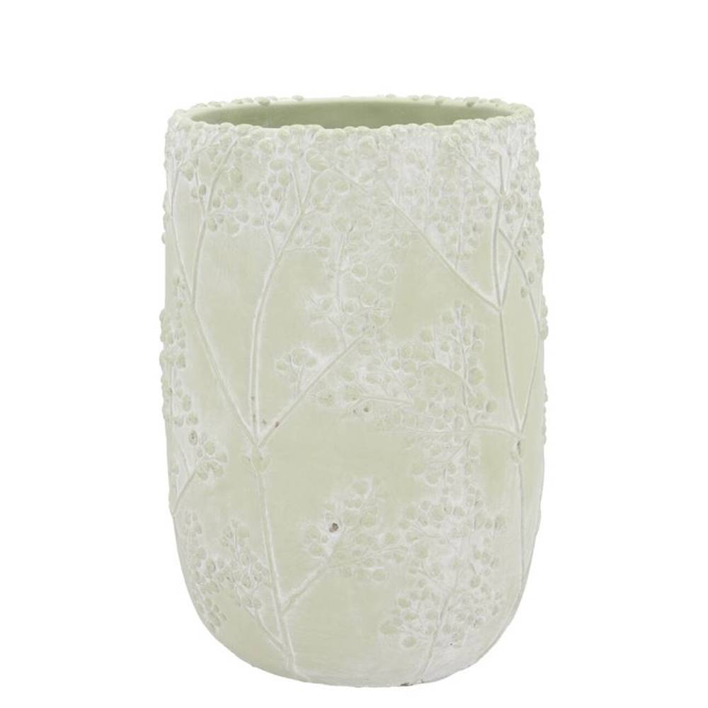 Keramik Vase Alaska creme 23x23x33cm
