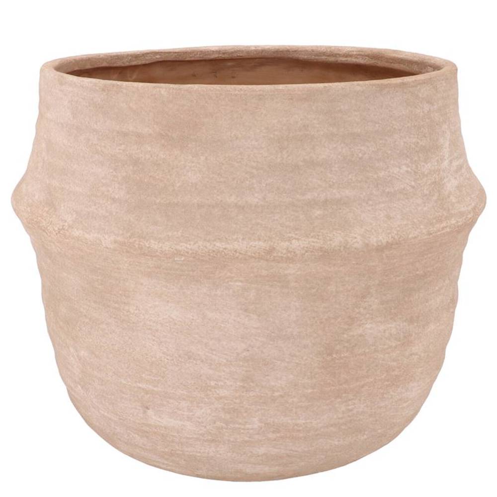 Keramik Übertopf Lisboa hell rosa 35x35x32cm