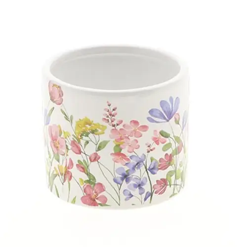 Keramik Übertopf Fiori D12cm H10cm