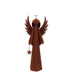 Deko Engel Scottish Rost 16x09x38cm