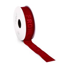 Band Velvet Weihnachten rot 25mm 5m