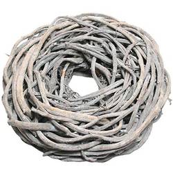 Kranz Crazyvine grau waschen D85cm