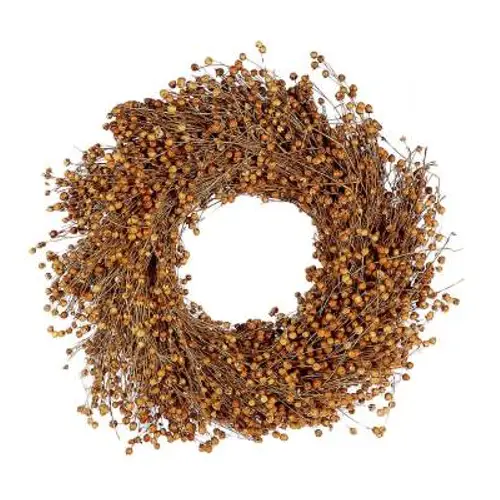 Kranz Flax braun Arba braun D40cm