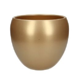 Keramik Bowl gold D19/21x18.5cm