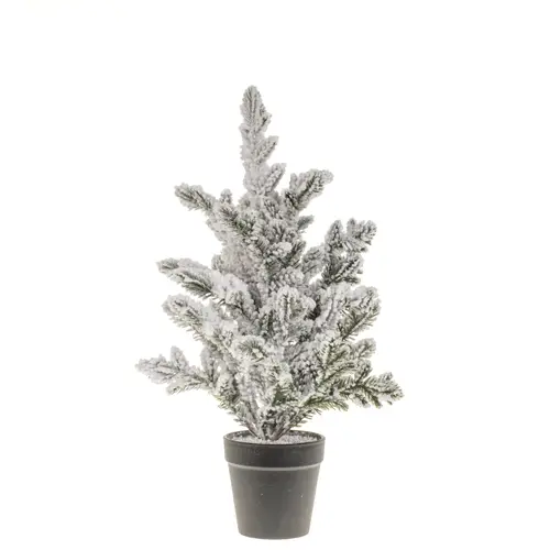 Baum Seiden Kiefer Schnee H40cm