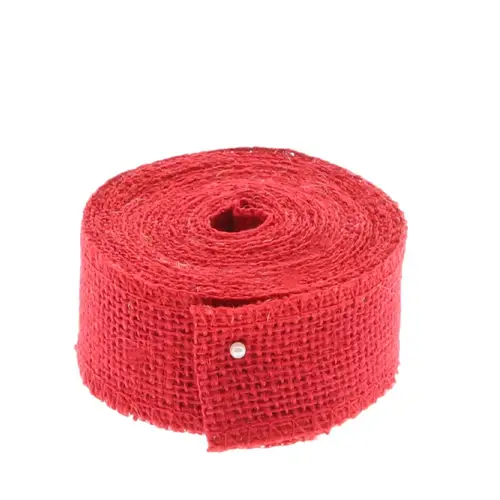Band Jute 50mm 5m rot