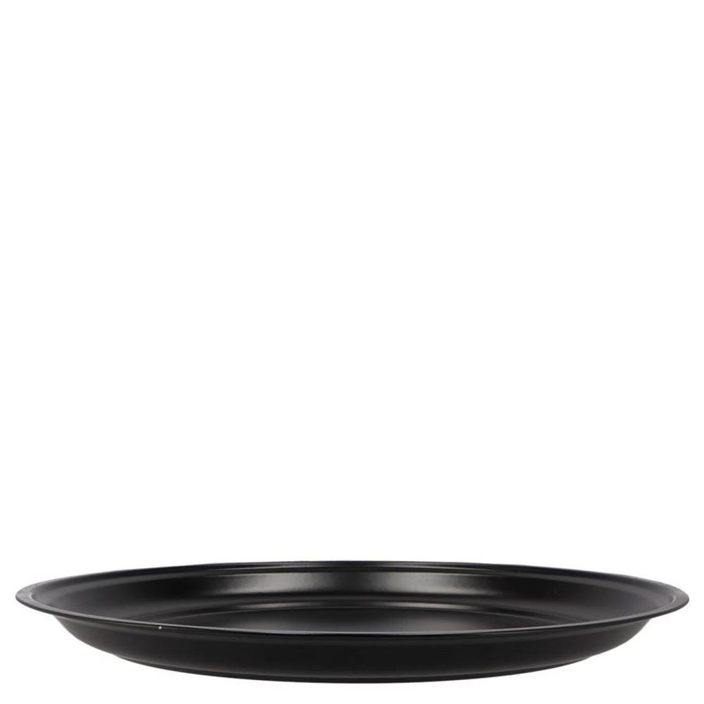 Zink Schale schwarz D30cm
