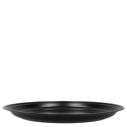Zink Schale schwarz D30cm