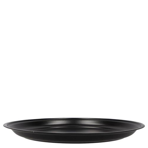 Zink Schale schwarz D30cm