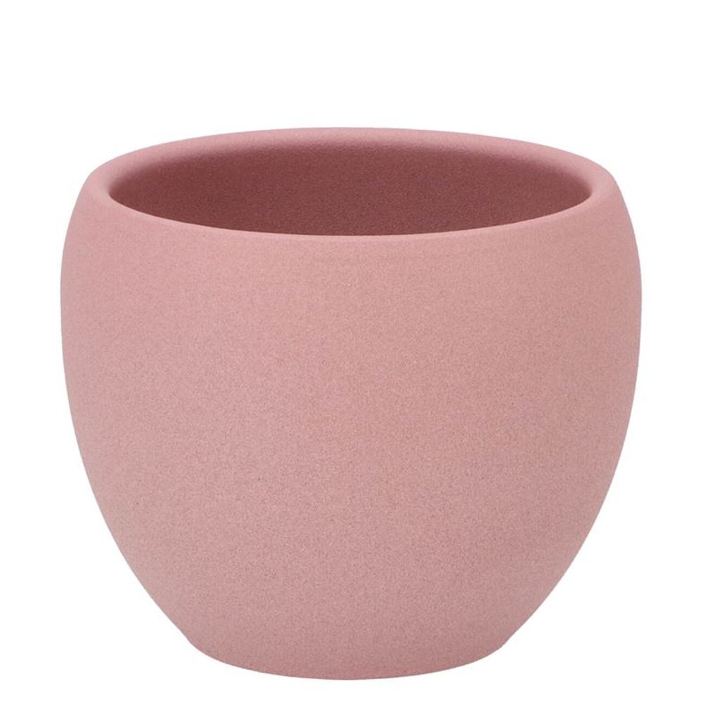 Keramik Übertopf Vinci rosa D14cm H11cm