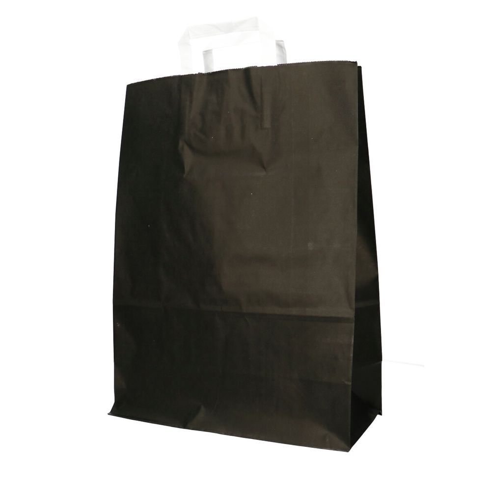 Tasche Papier schwarz 32/15x43cm