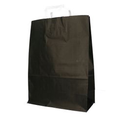 Tasche Papier schwarz 32/15x43cm