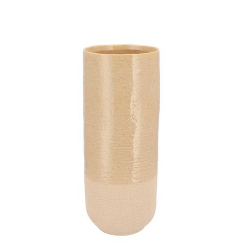 Keramik Vase Neva sand 14x14x20cm