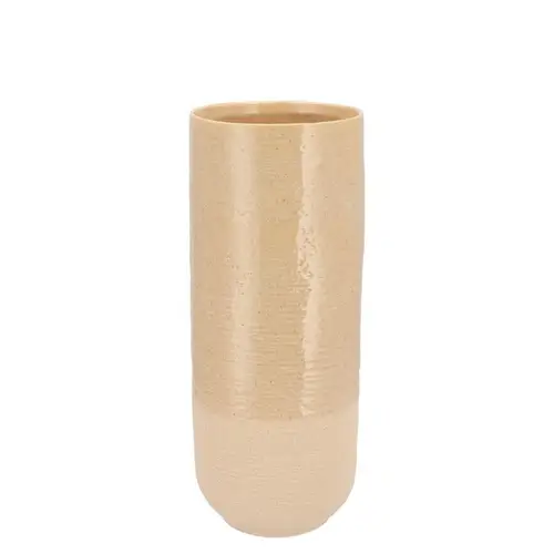 Keramik Vase Neva sand 14x14x20cm