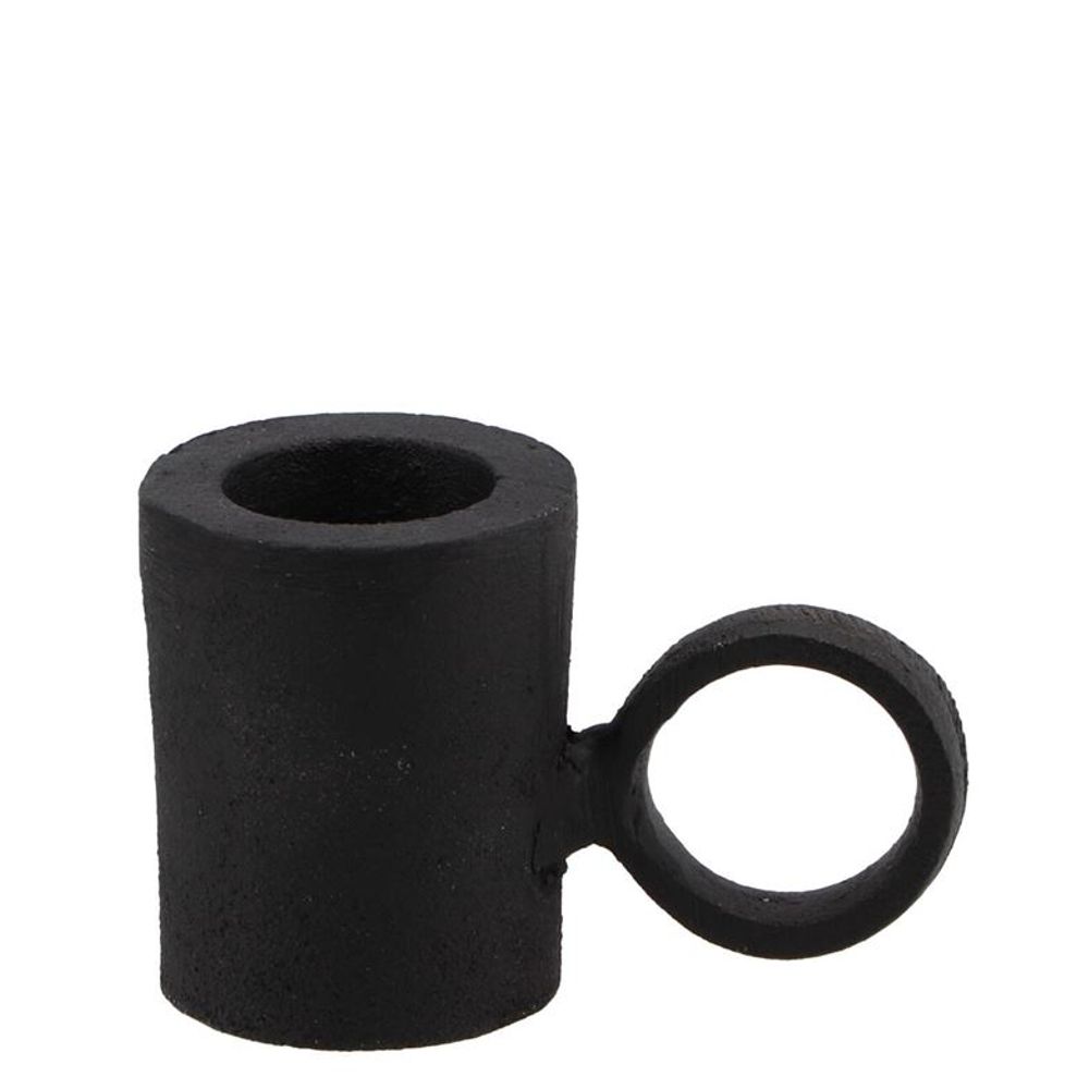 Kerzenständer Dobra Metal schwarz 7x4x5cm