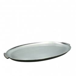 Melamine Schale silber 38x31x02cm