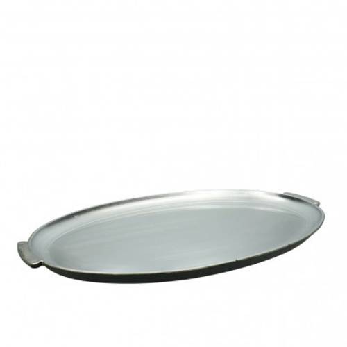Melamine Schale silber 38x31x02cm