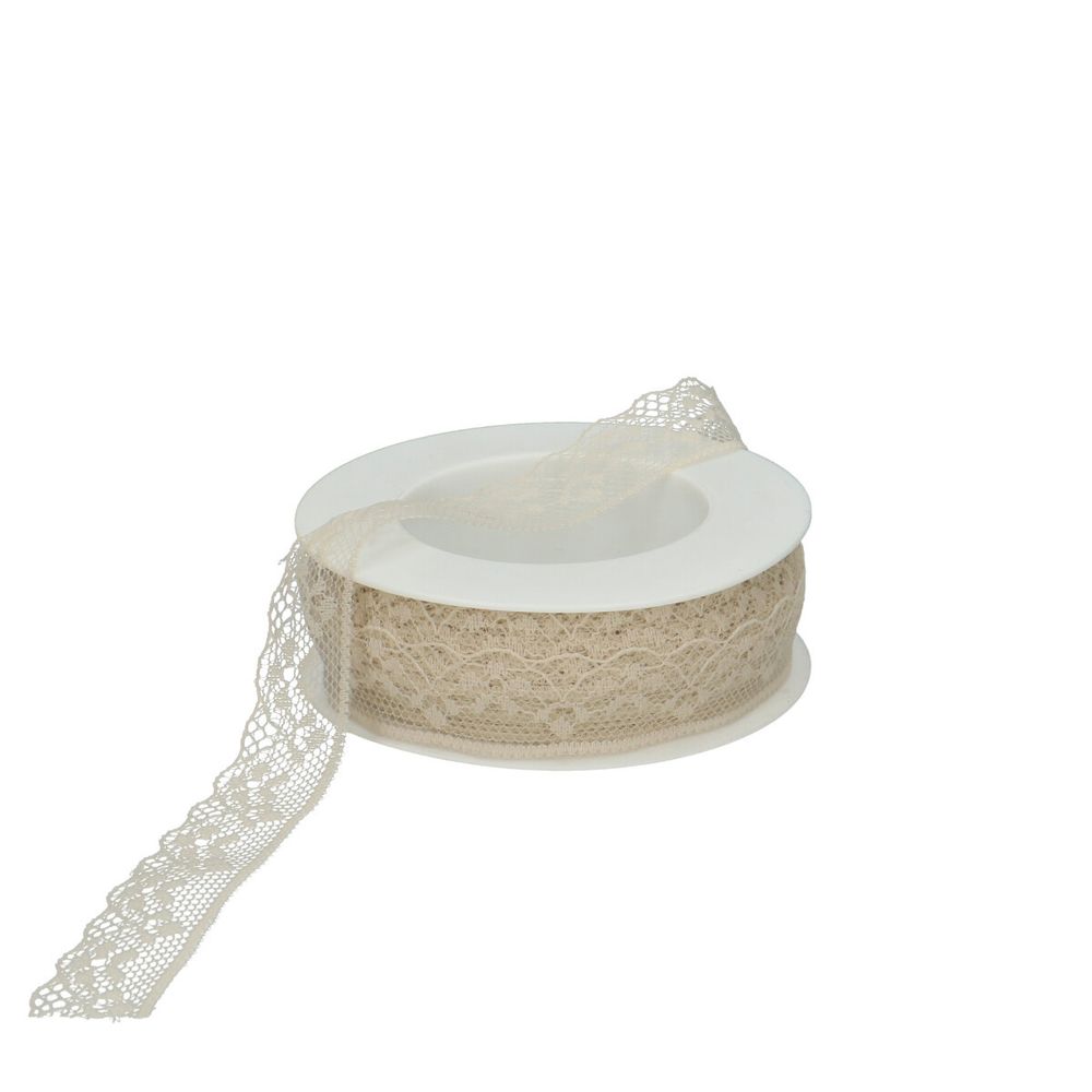 Band Spitze creme 18mm 18m