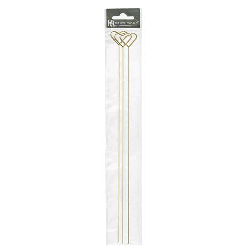 Kartenhalter Herz gold 40cm x3