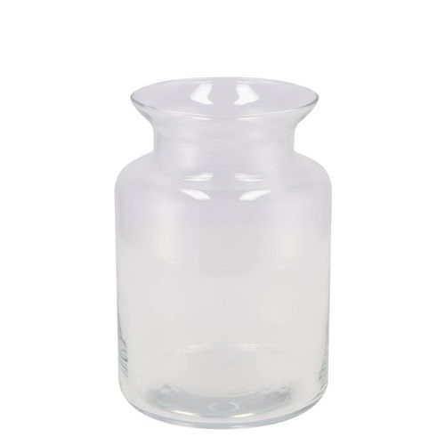 Glas Vase Milchkanne Heavy D14cm H20cm
