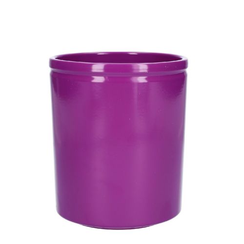 Keramik Orchidee Übertopf Luc lila D13cm H15cm