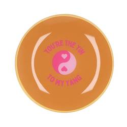 Teller Rund Yin Yang 18x18x02cm