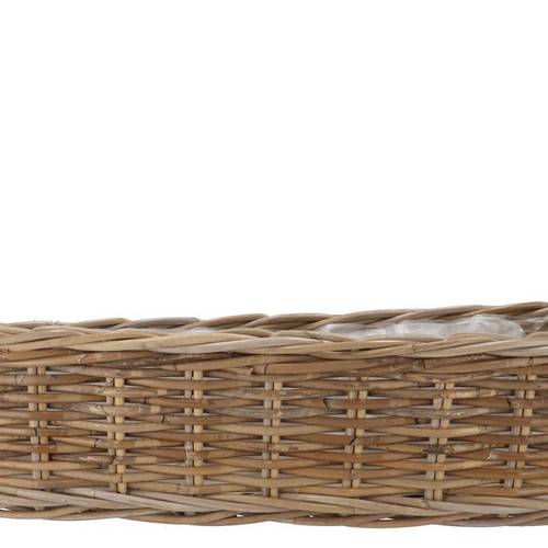 Korb Rattan Balkon Kuboo 60x15x17cm