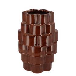 Keramik Vase Annecy braun 20x20x30cm