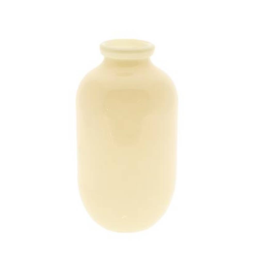 Glas Vase Lisboa creme D18cm H33.5cm