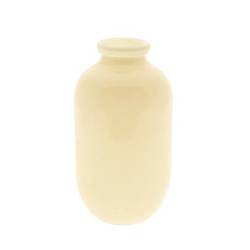 Glas Vase Lisboa creme D18cm H33.5cm