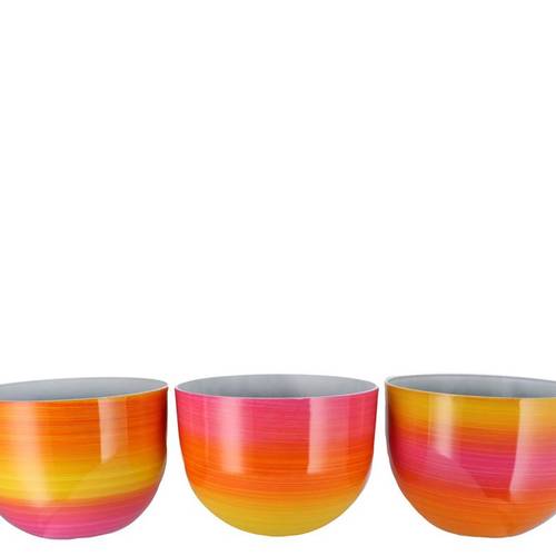 Melamine Übertopf Rainbow mix lila D32cm H23cm