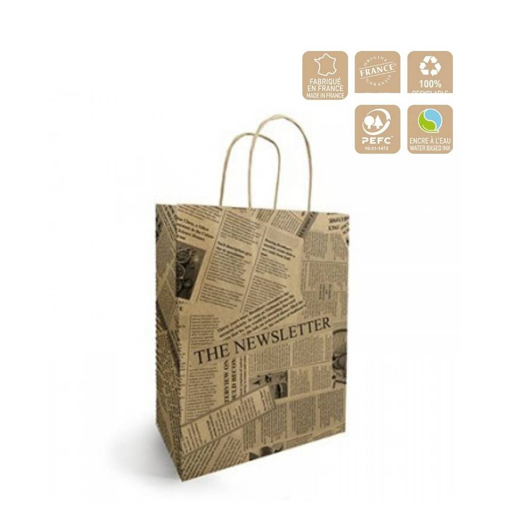 Tasche Papier News 36/13x43cm