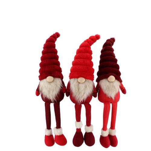 Gnome Jolly mix Teddy rot 10x07x30cm