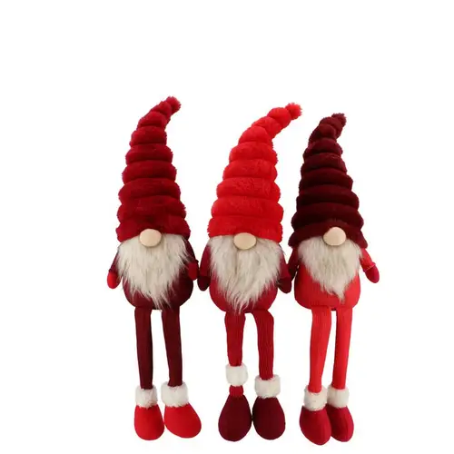 Gnome Jolly mix Teddy rot 10x07x30cm
