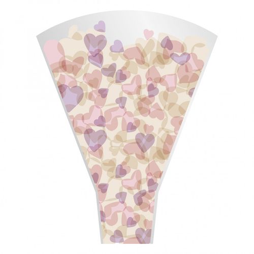 Tüte Sweet rosa/lila 50x35x10cm x50
