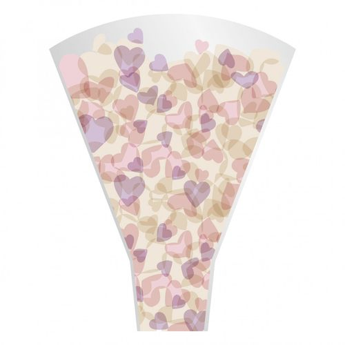 Tüte Sweet rosa/lila 50x35x10cm x50