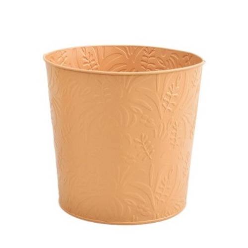 Zink Übertopf Lynn orange D18cm H17cm