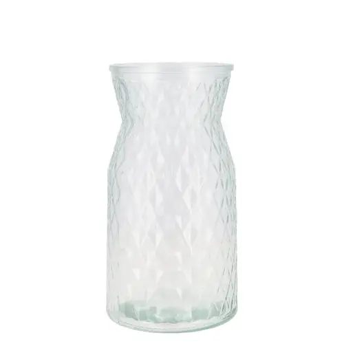 Glas Vase Diamant D12cm H20cm