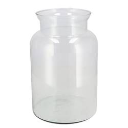 Glas Vase Milchkanne D19cm H35cm