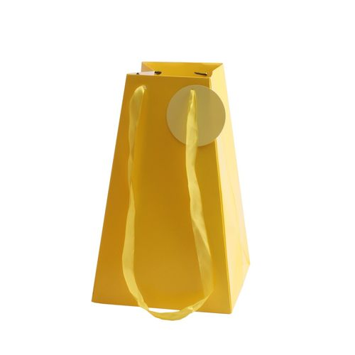Tasche Bano gelb 10/10x17/17x27cm